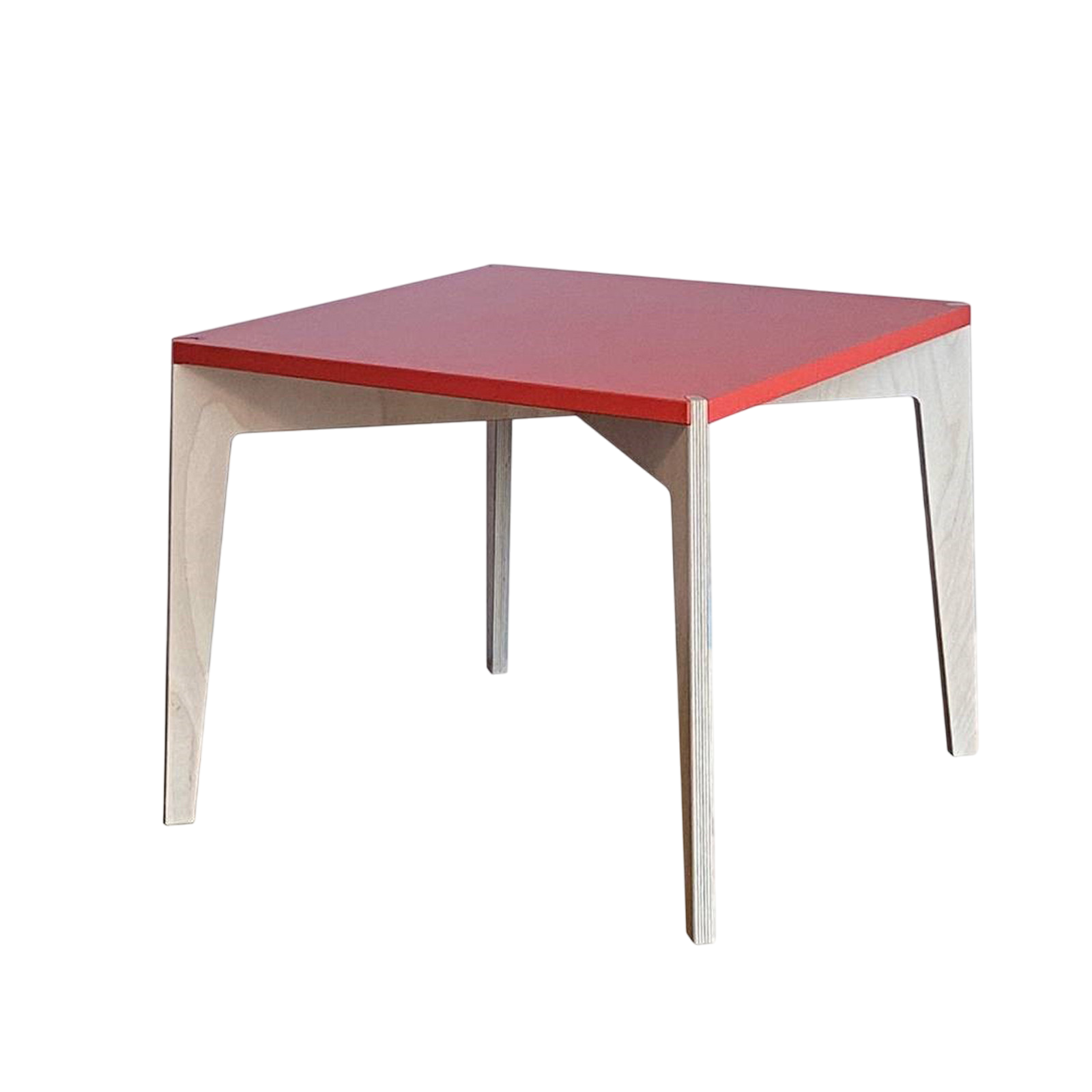 Kombiset, 1 Spieltisch quadratisch, 2 Hocker (Farbe wählbar)
