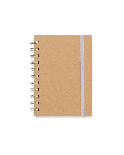 carnet de notes carreaux avec spirale