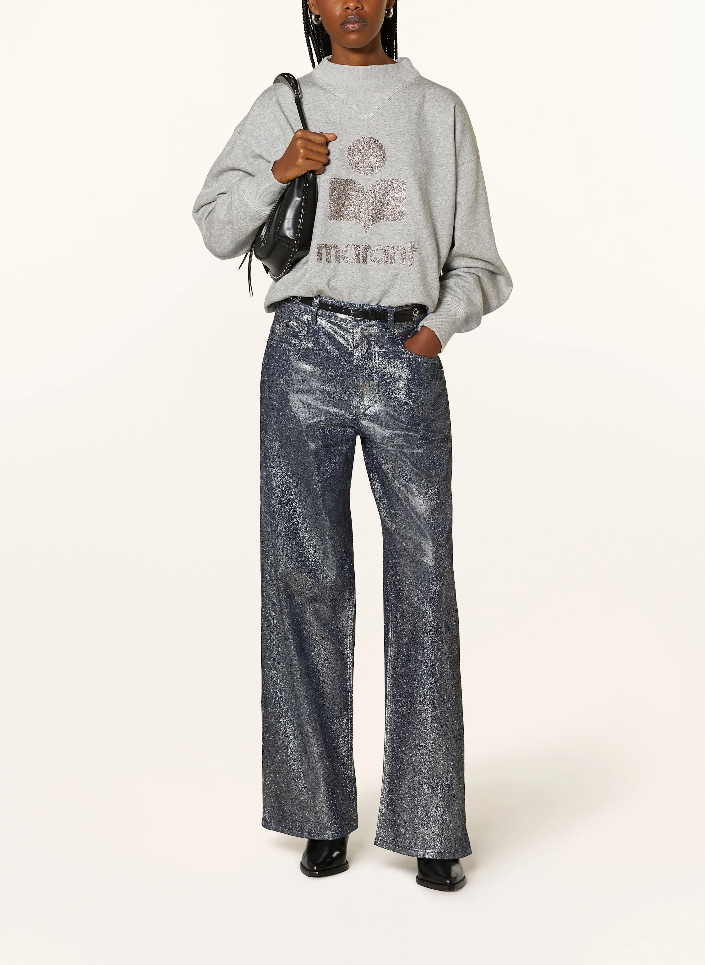 MARANT ÉTOILE Coated-Jeans
