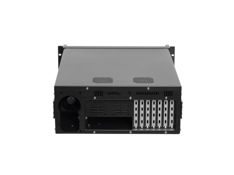 Netrack Server Case - Rack-monterbar 4U - udvidet ATX - sort