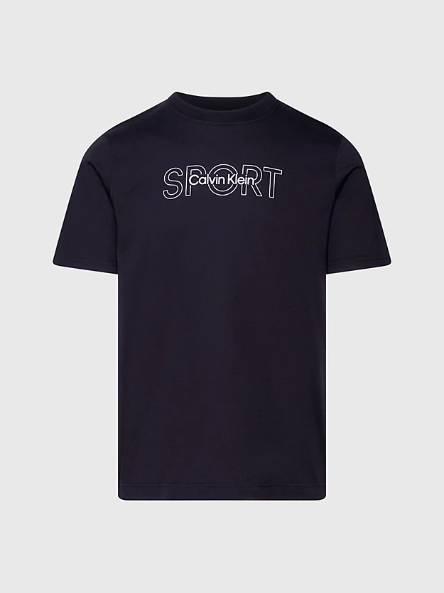 Camiseta de ginástica com logotipo