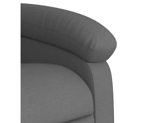 Fauteuil inclinable Gris foncé Tissu