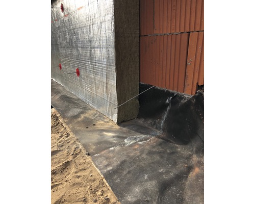 EPDM vochtwerende laag 20 m x 15 cm x 0,5 mm