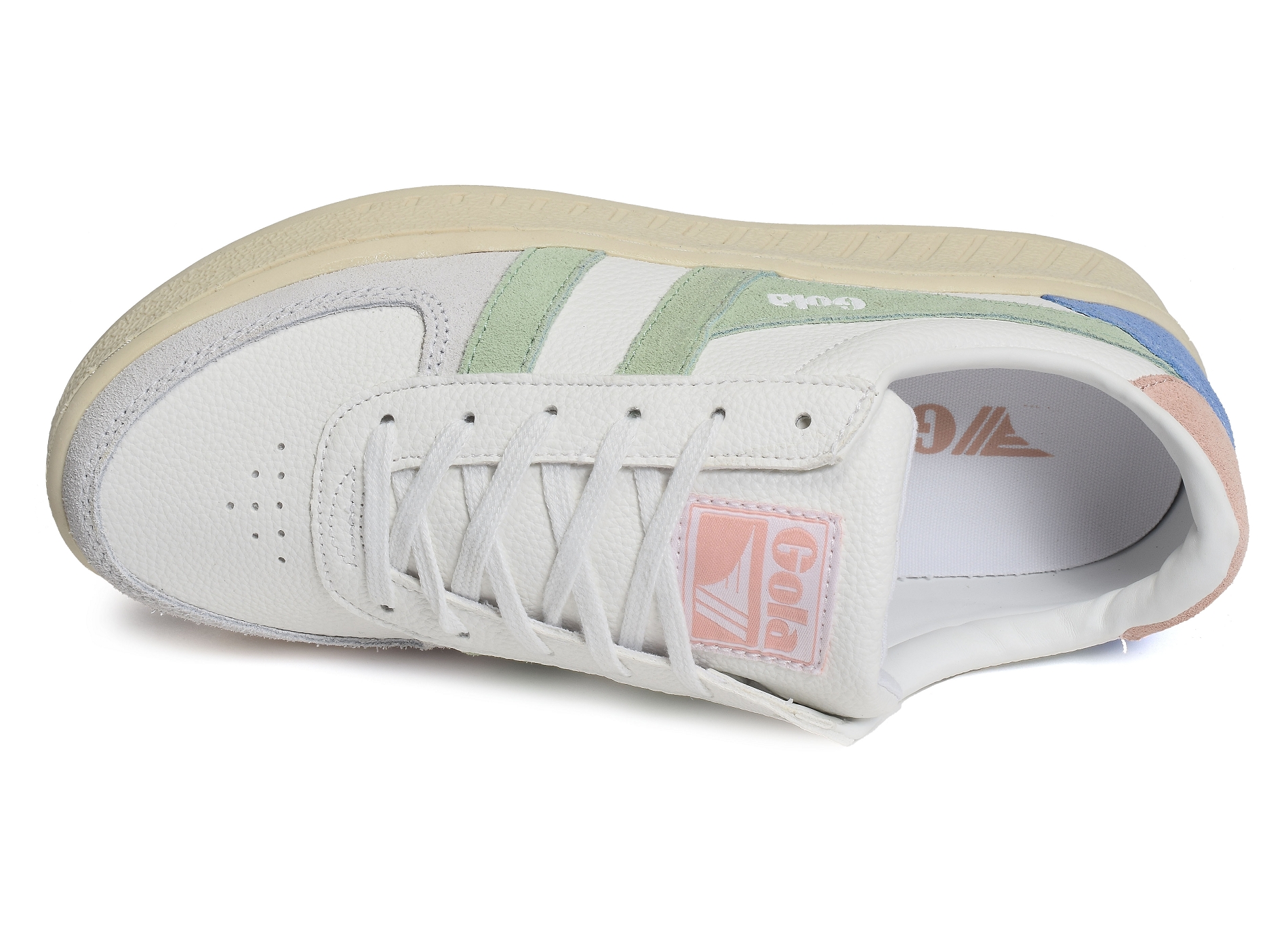 Grandslam trident trainers w blanc vert