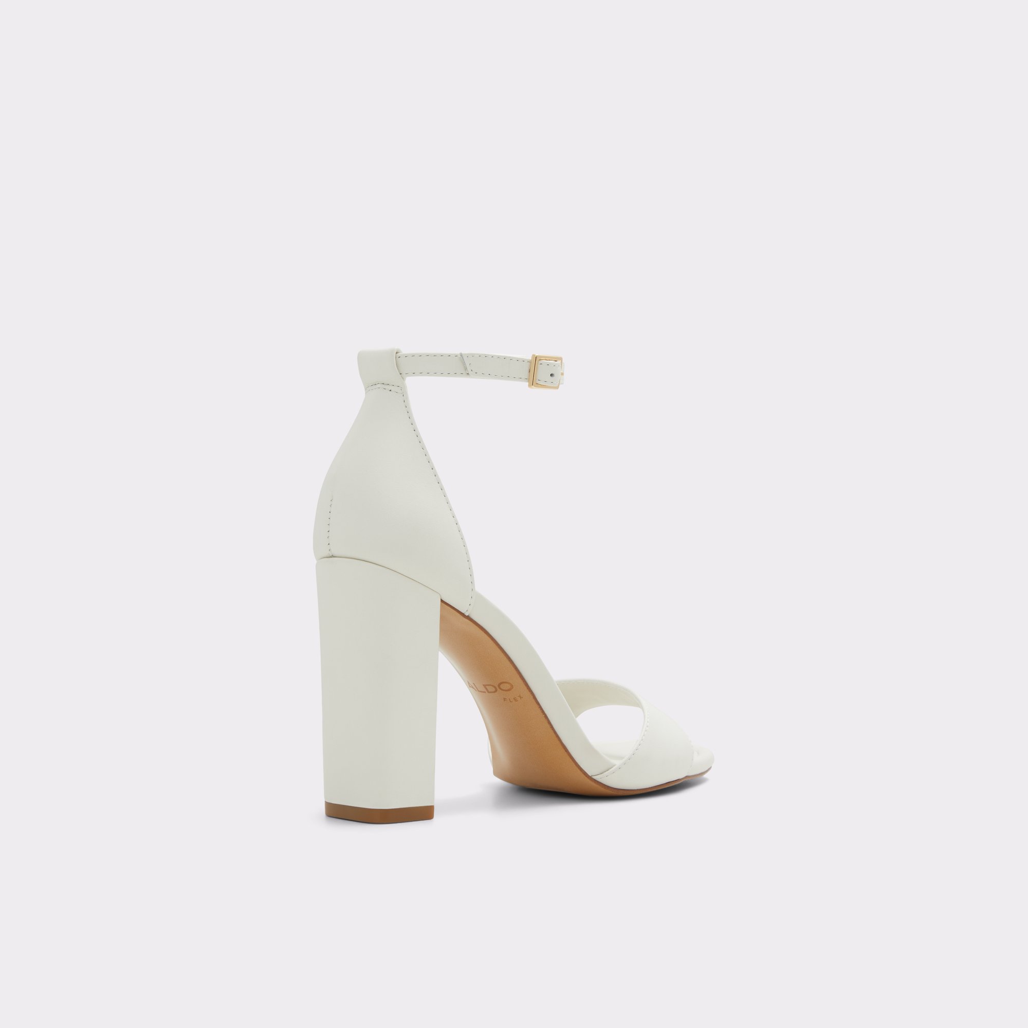 Enaegyn White-Bone Women Block Heels