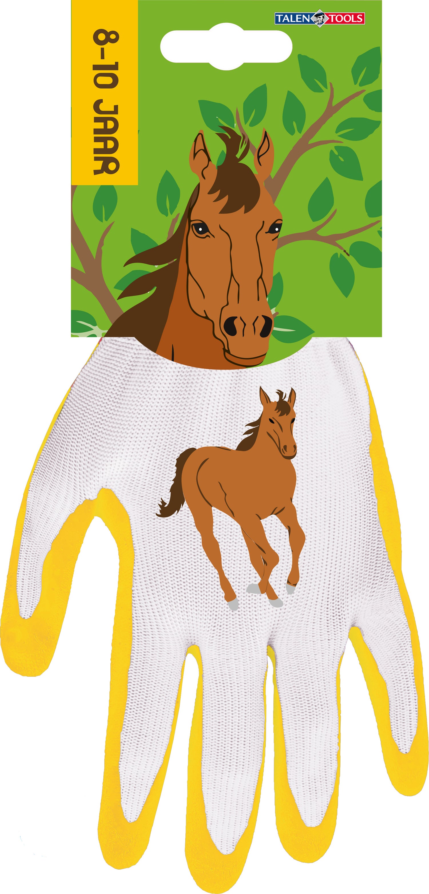 Talen Tools kindertuinhandschoen 8-10 jaar paard 23 x 14 x 2 cm