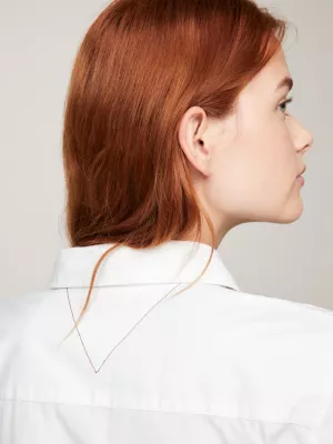 Blusa de popeline ajustada