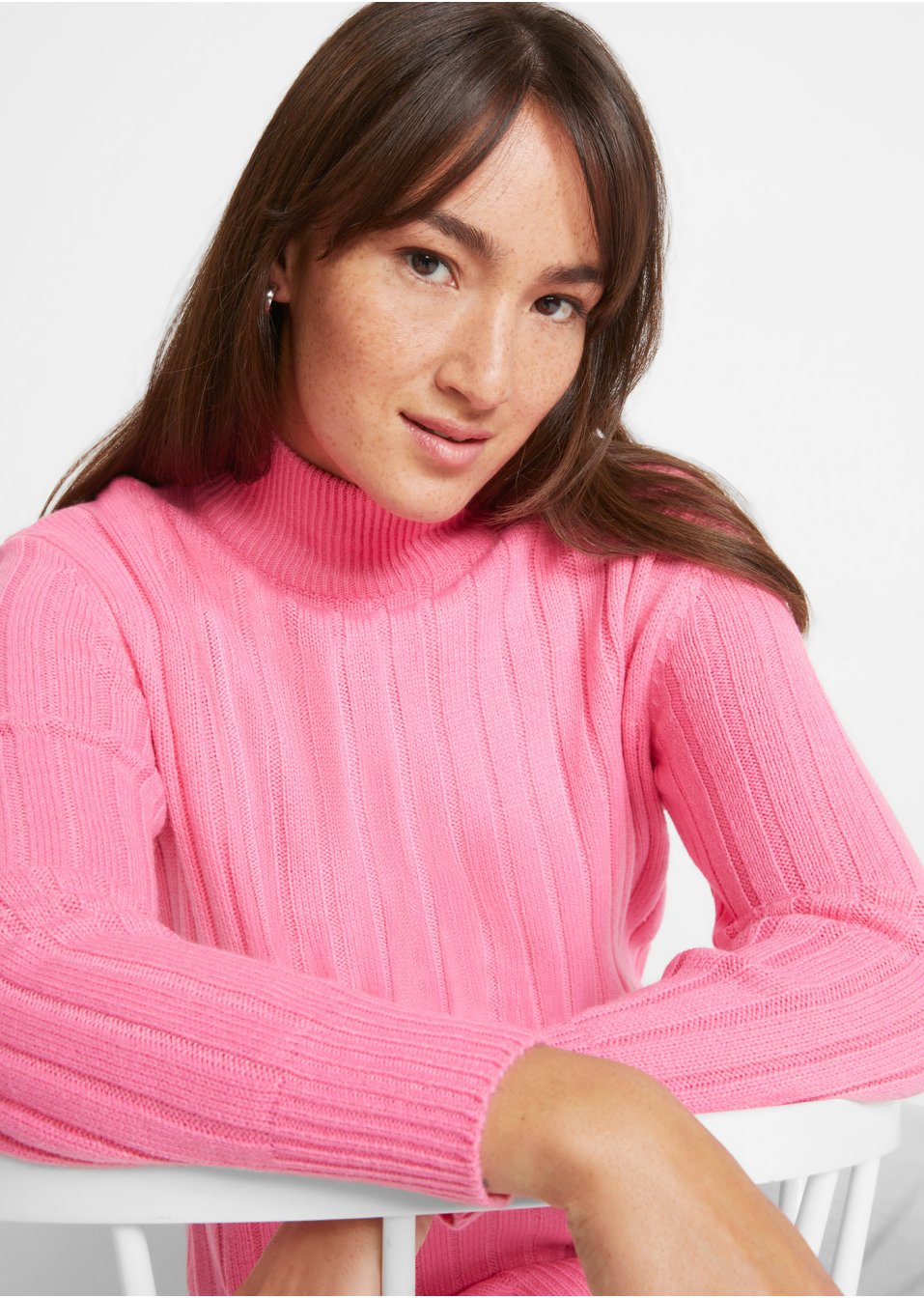 Pull à col montant