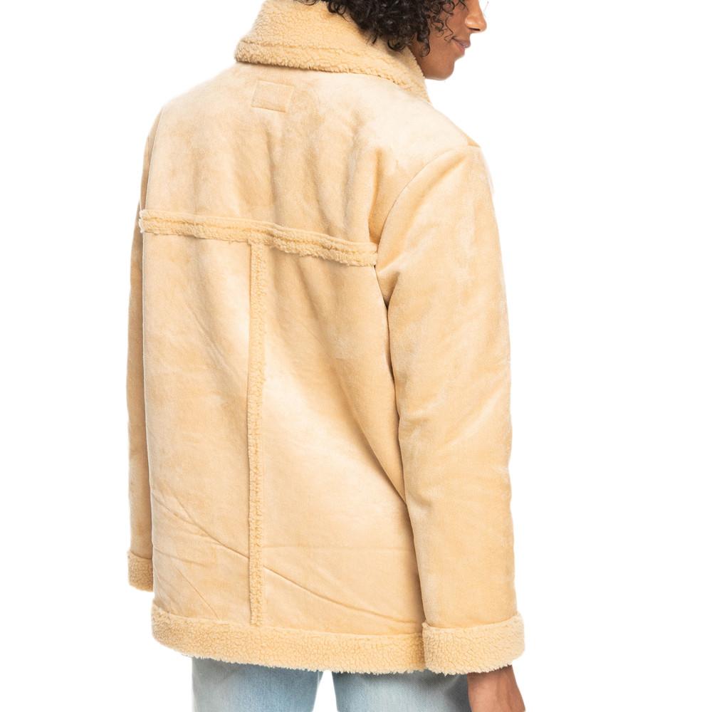Roxy Veste Aviateur Beige Femme Roxy Change Of Heart