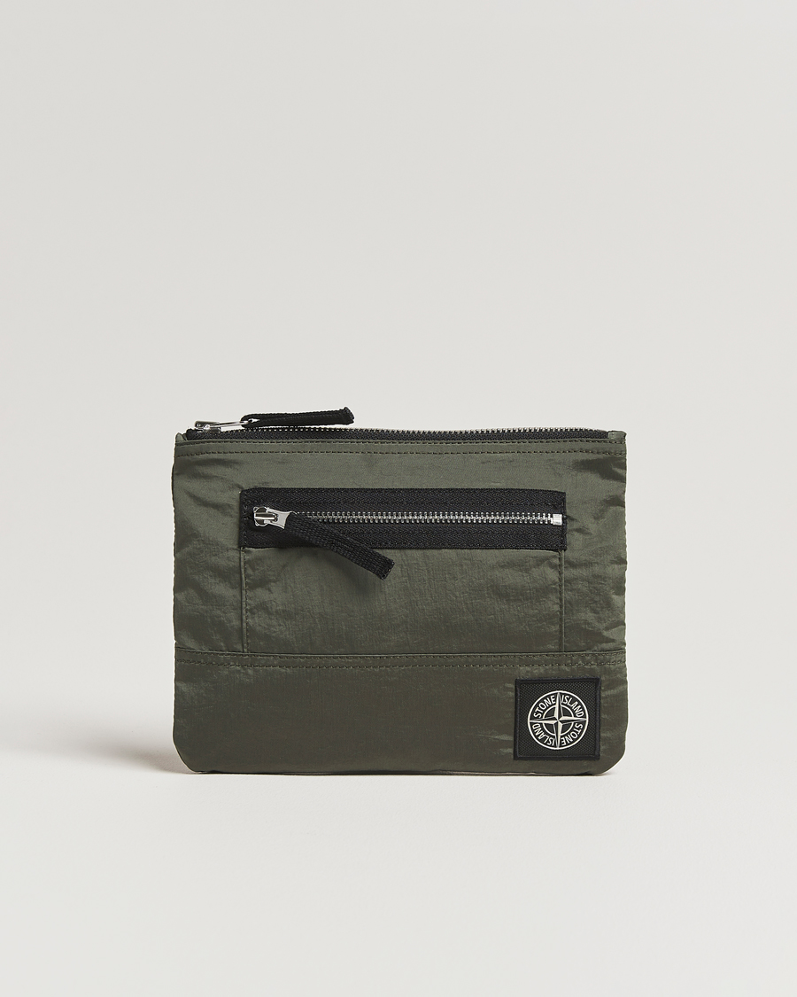 Stone Island Nylon Metal Zip Wallet Musk