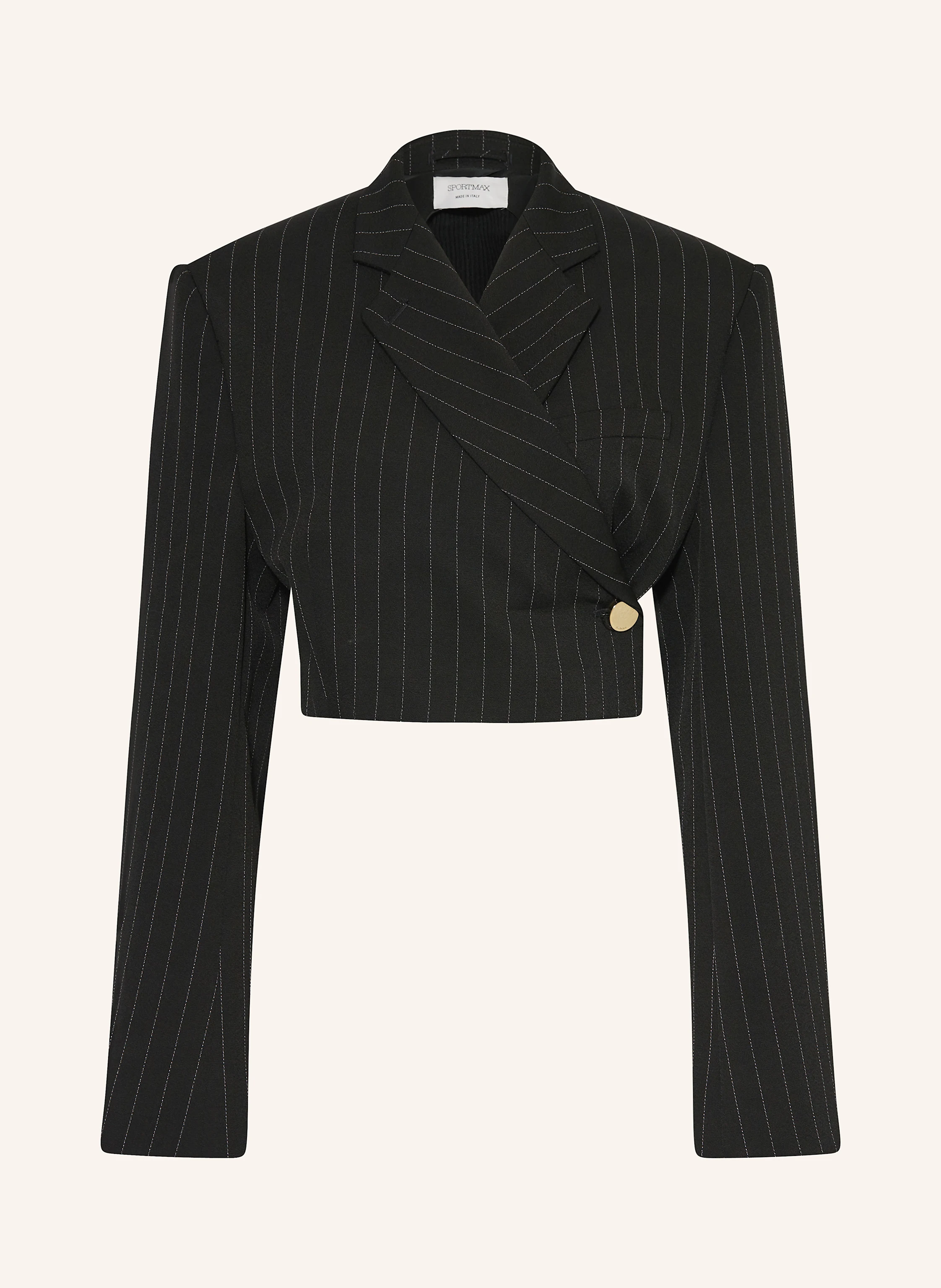 SPORTMAX Cropped-Blazer UTOPIA im Materialmix