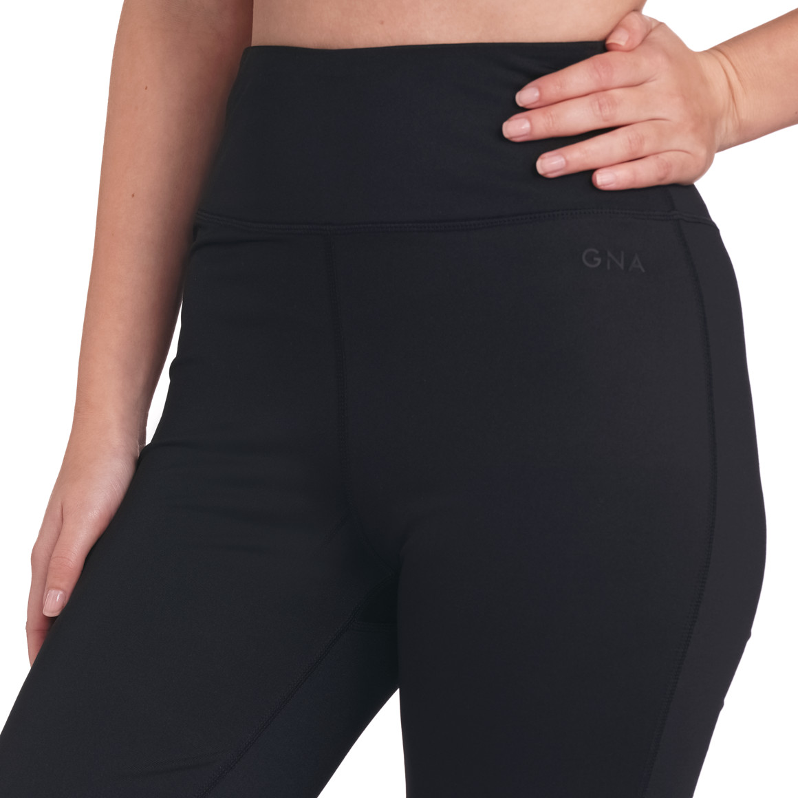 Gina Sports Damen Yoga-Hose mit Schlag schwarz