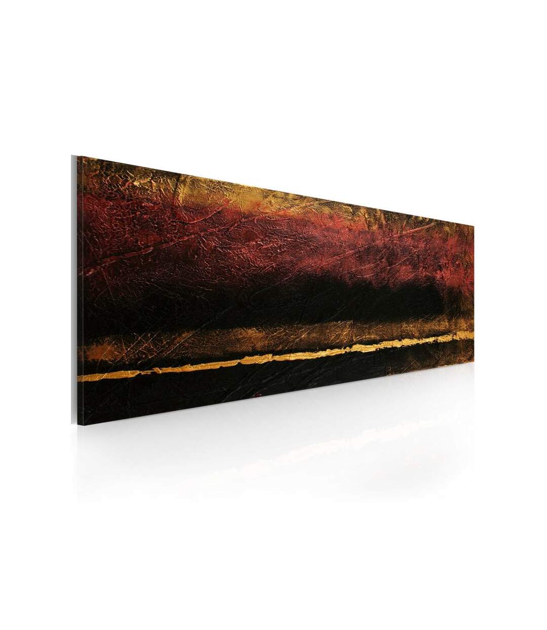 Paris Prix - Tableau Peint à La Main fin Du Monde 40x100cm