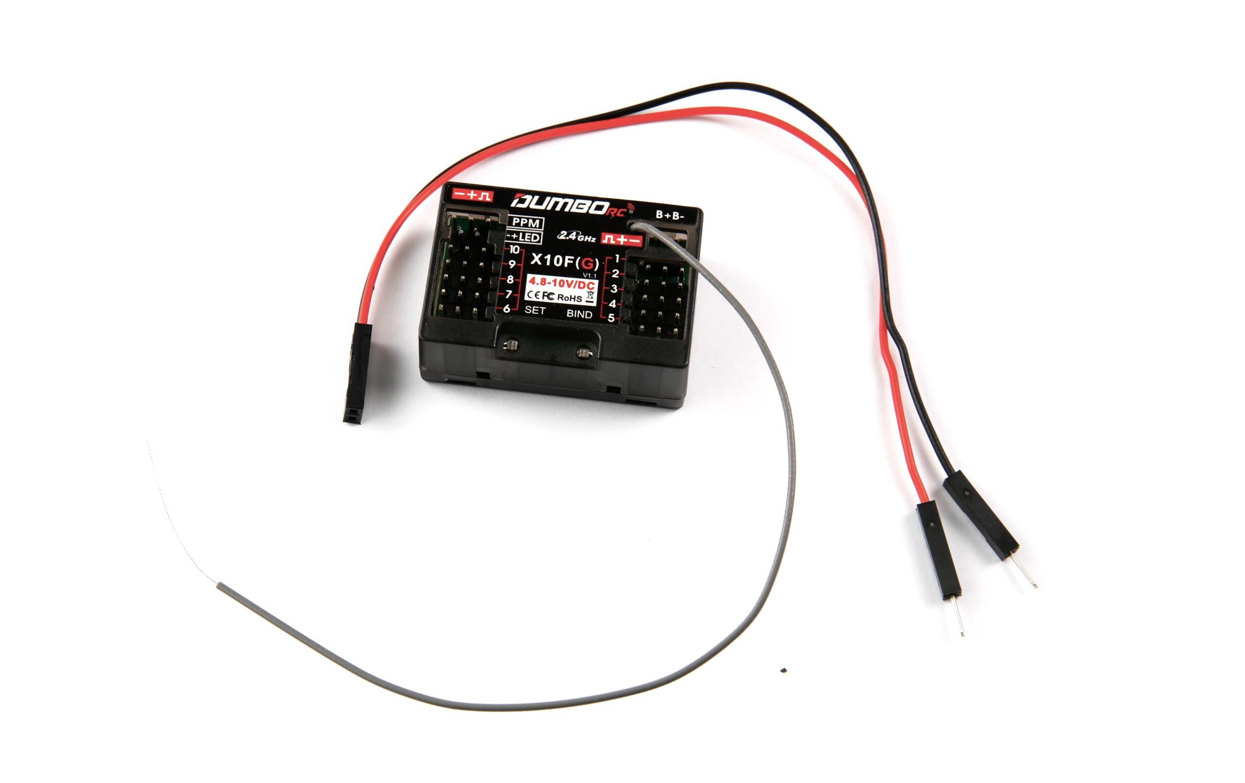 Empfänger X10FG 10-Kanal, DDF-35010-Kanal Empfänger mit Gyroscop