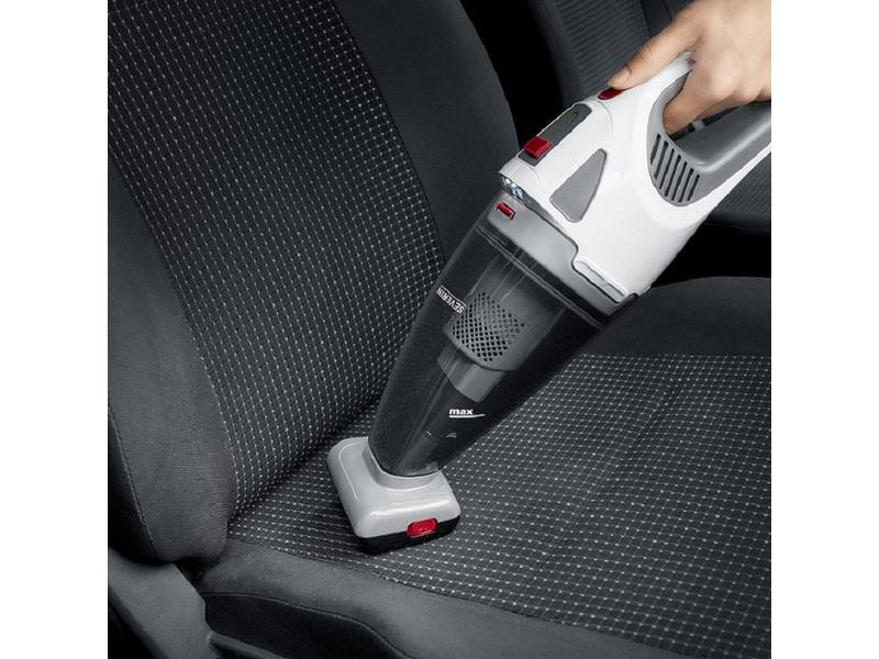 Severin Akku-Handsauger HV7146 Grau/Weiss Kabelloser Handstaubsauger zum Saugen von Staub und Flüssigkeiten