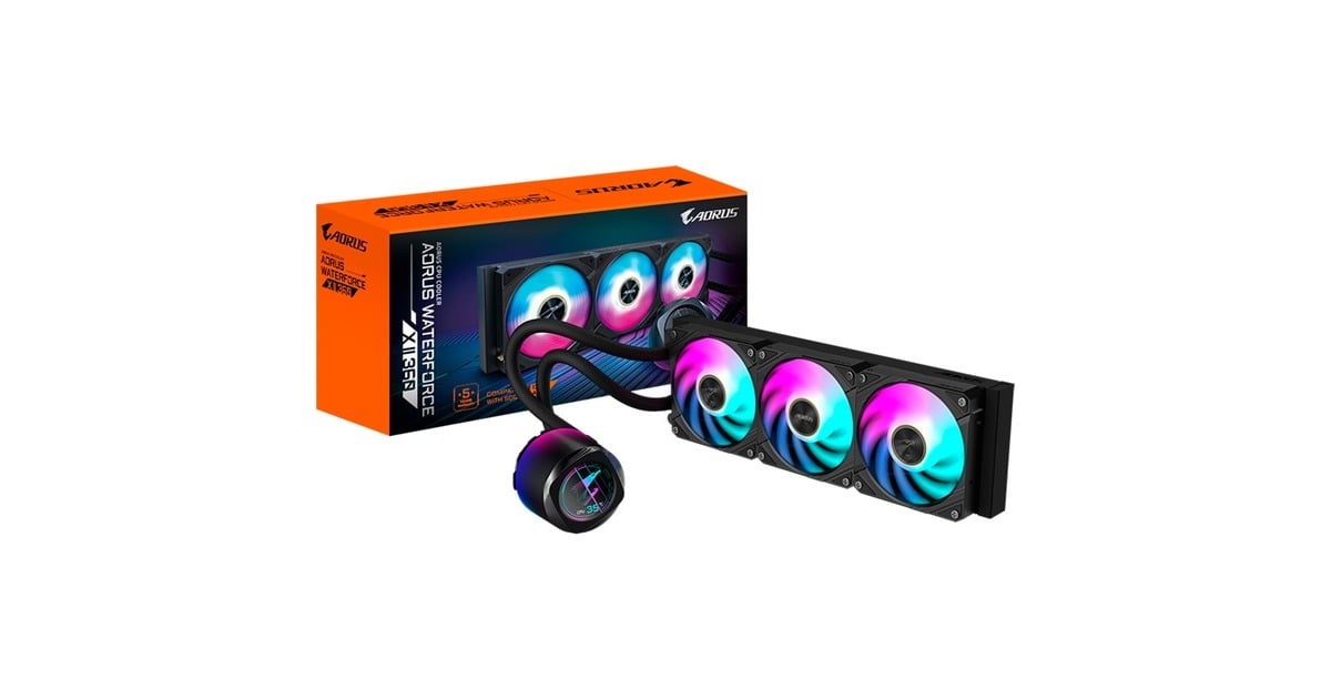 GIGABYTEAORUS WATERFORCE X II 360 waterkoeling  (Zwart)