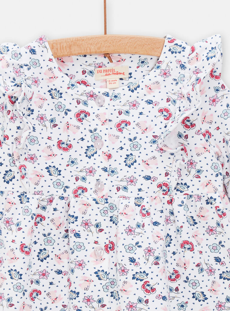Ensemble à motif floral pour bébé fille