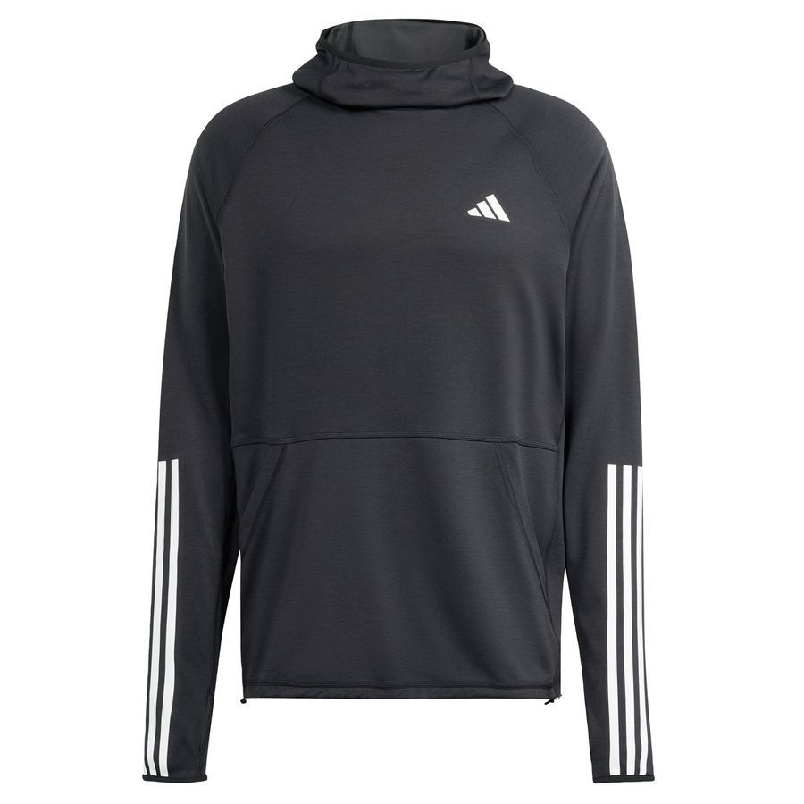 Adidas Sweat-shirt à capuche Own the Run 3 bandes