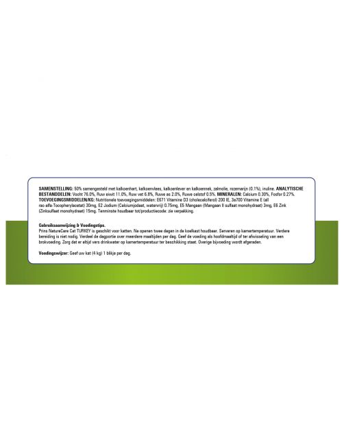 Prins Naturecare Cat 200 g - Kattenvoer