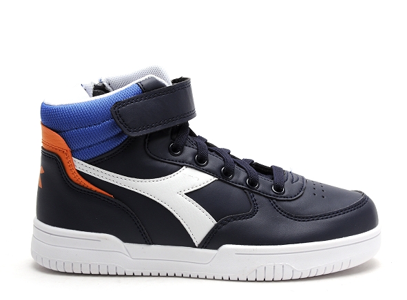 Diadora boots bottine enfant raptor mid bleu