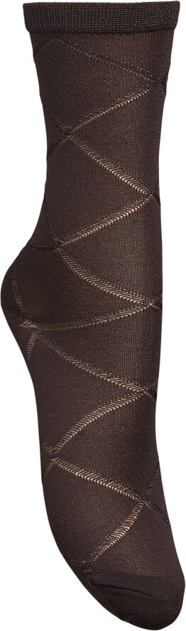Becksöndergaard Diamond Glitter Sock Hot fudge brown