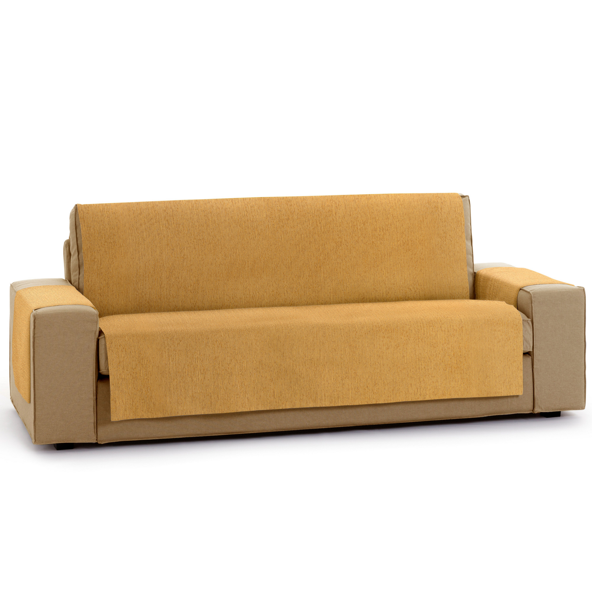 Capa protetora Vipalia para poltrona de 1 lugar ou poltrona de descanso, cor ocre, para cães.