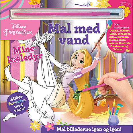Disney Prinsesser - mal med vand