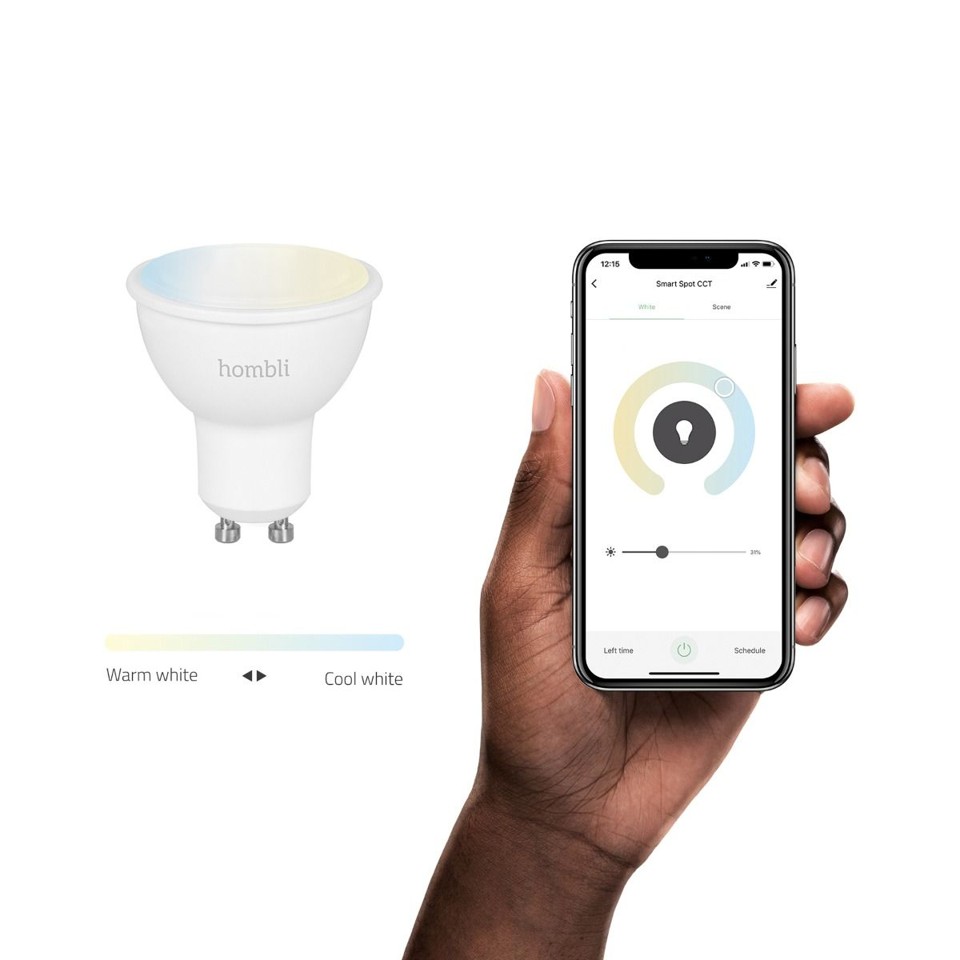 Hombli - Smart Spot GU10 CCT 4,5W Dæmpbar