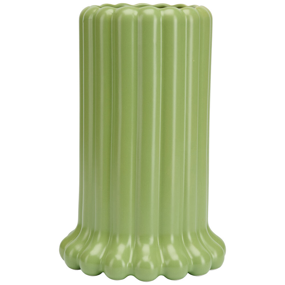 Design Letters  Tubular Vase, Green - H24cm