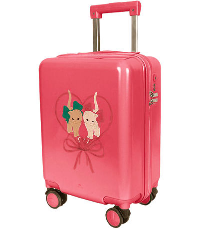 Konges Sløjd Reise Koffer - Bow Kitty Pink