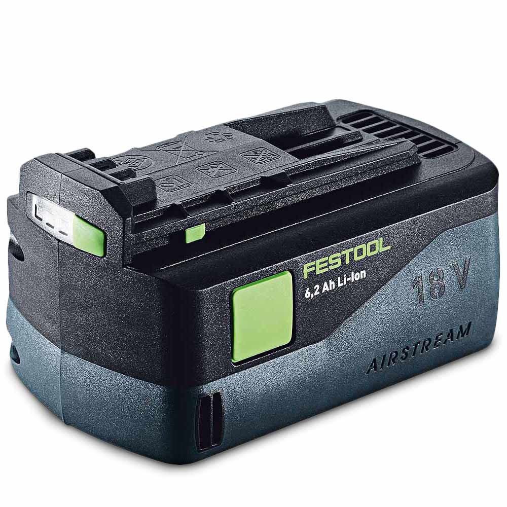 FESTOOL 18V Brushless 120mm 2 x 5.2Ah HKC 55 Circular Saw Bluetooth Kit w/ Guide Rail 577283