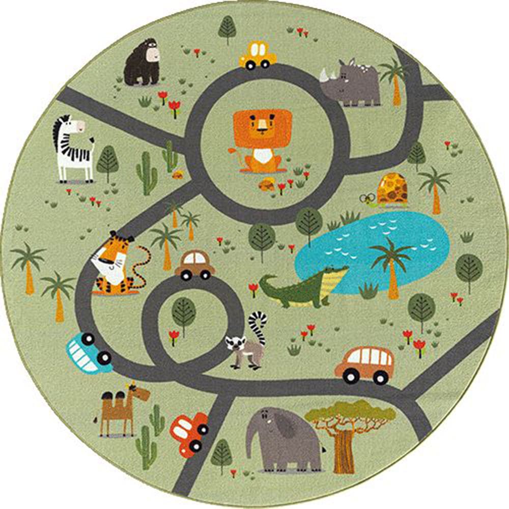 the carpet Teppich »Happy Life« rund 4 mm Höhe Life Kinderzimmer Teppich Spielteppich pflegeleicht