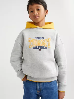 Moletom com logo universitário da coleção de 1985