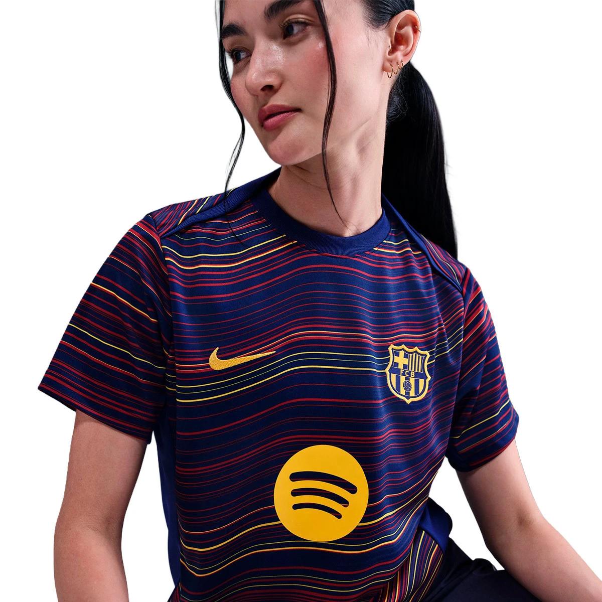 Camisola Nike FC Barcelona Pre-Match 2025-2026 Mulher