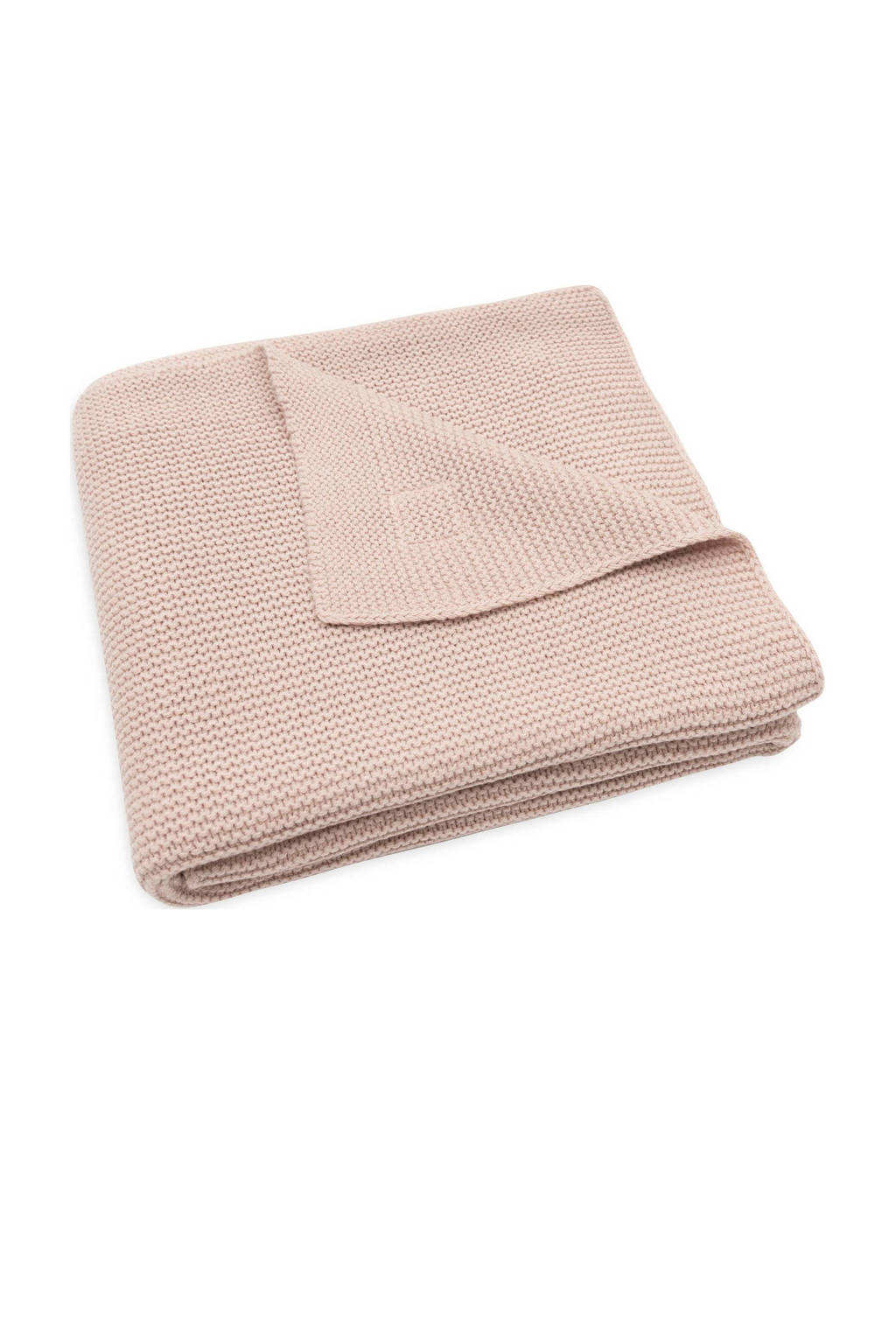 baby wiegdeken 75x100cm Basic Knit - Wild Rose