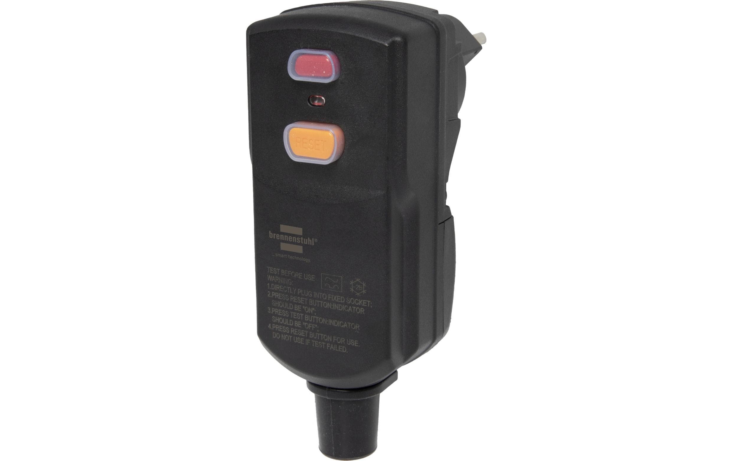 FI-Zwischen-Schutzschalter 10A-30mA, Typ A, 230 V, IP55Personenschutz-Zwischen-Schutzschalter