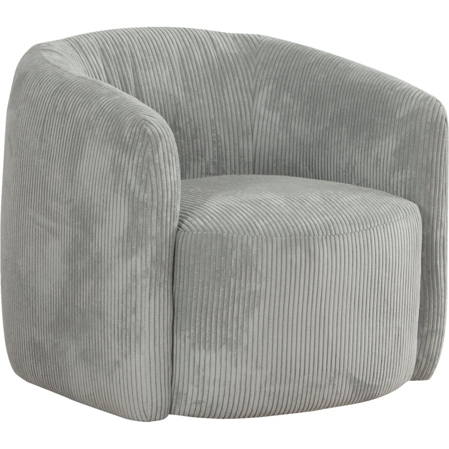 Sessel Alken, Cordstoff beige, drehbar