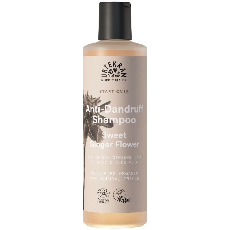 Urtekram Start Over Anti-Dandruff Shampoo Sweet Ginger Flower 250 ml