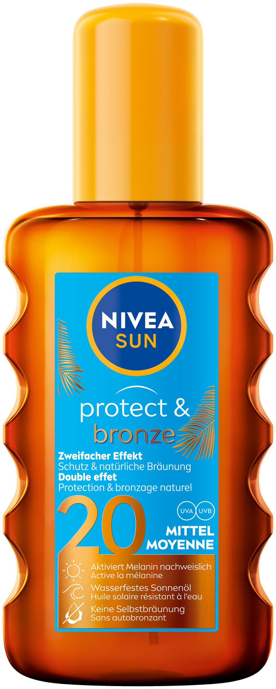 Nivea SUN Protect & Bronze Sonnenöl Öl LSF20 200 ml