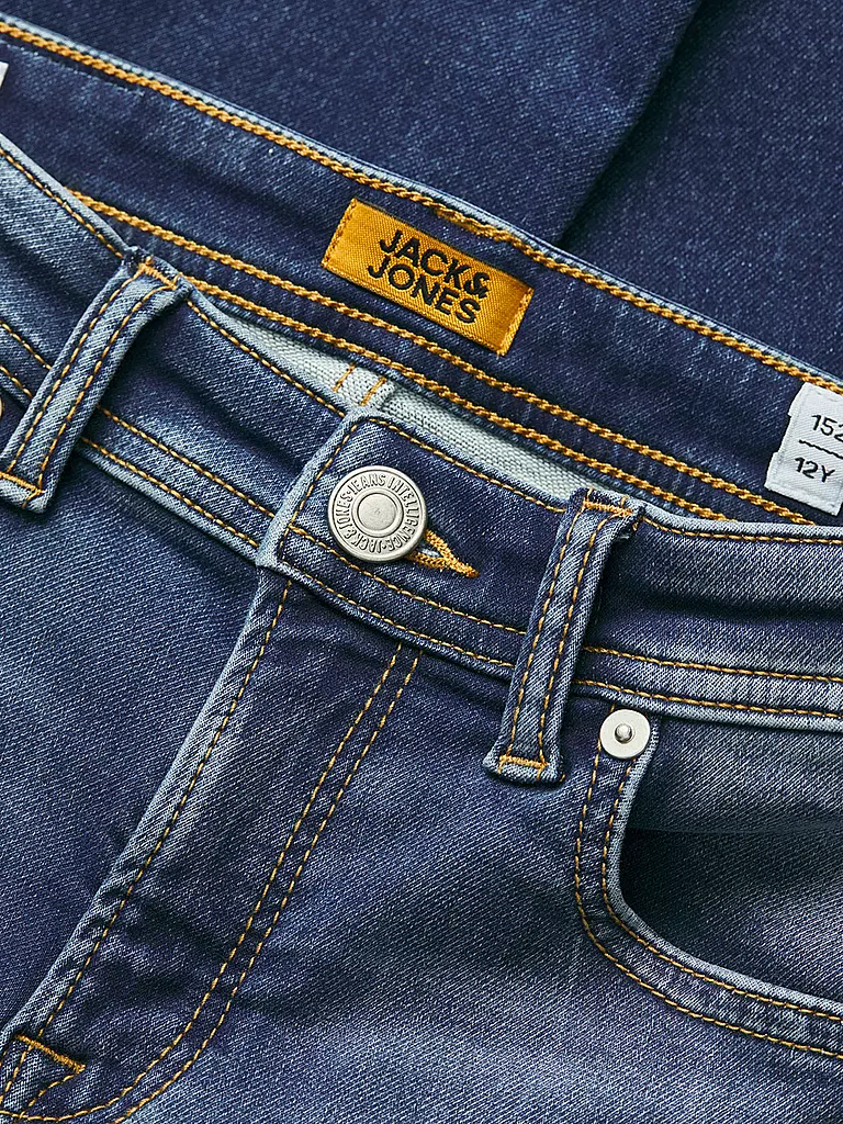 JACK & JONES Jungen Jeans Slim Fit JJIGLENN blau