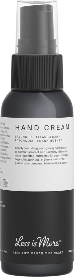 Less Is More Organic Hand Cream Lavender