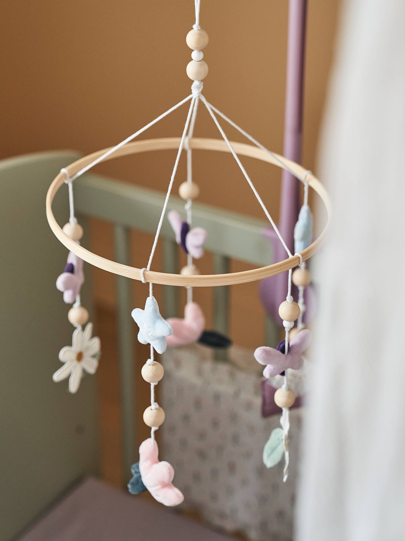 Capa de banho para bebê Sweet Provence personalizável, violeta médio, lisa com estampas.