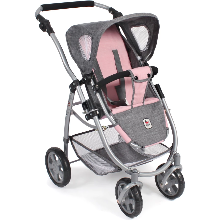 BAYER CHIC 2000 3 in 1 Kombi EMOTION ALL IN grau-rosa