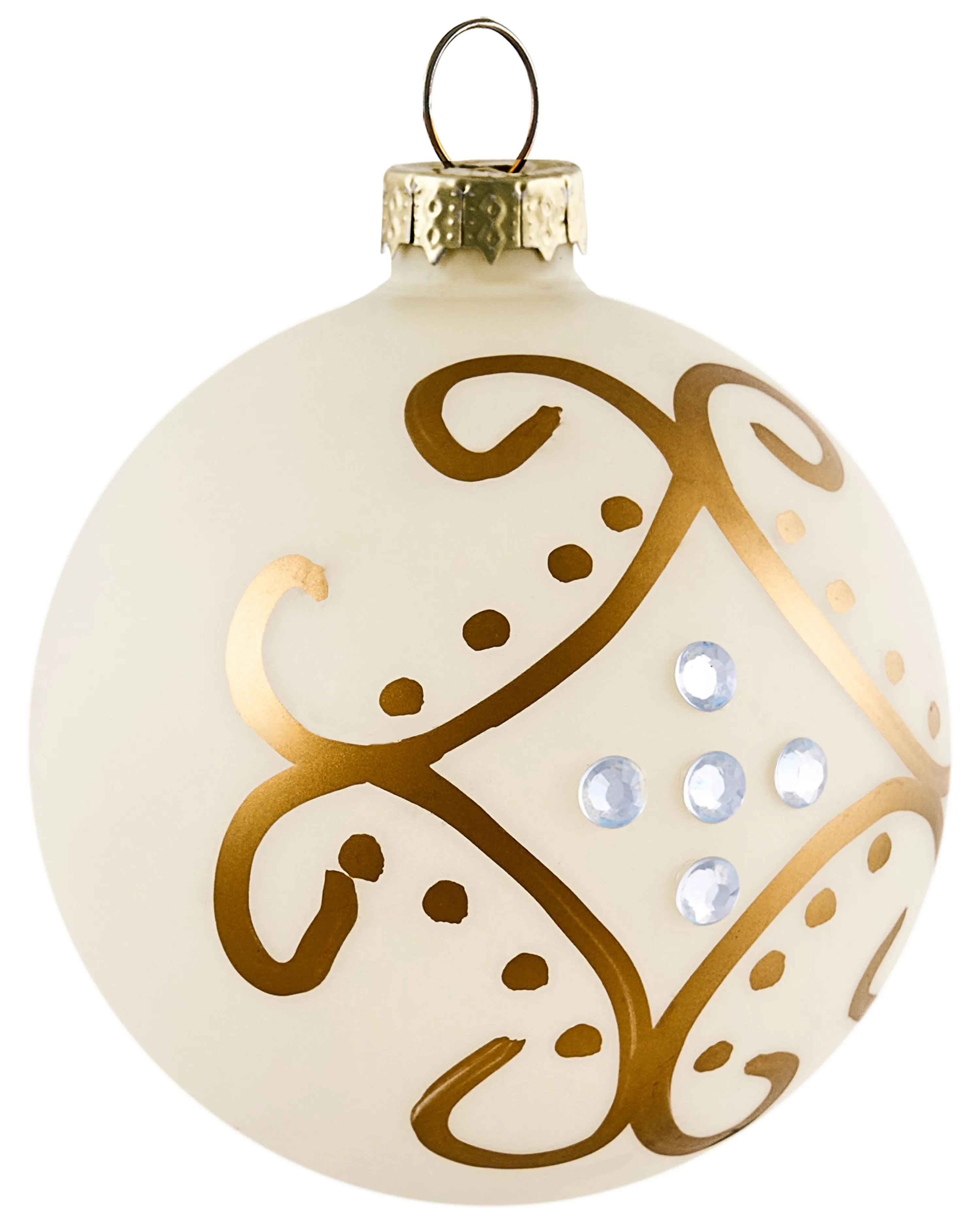 Set van 70 kerstballen FLICKER Glas Goud
