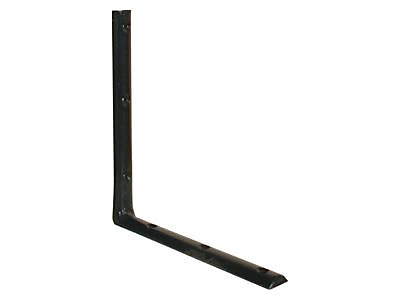Equerre demi ronde 250 x 250 mm - acier noir