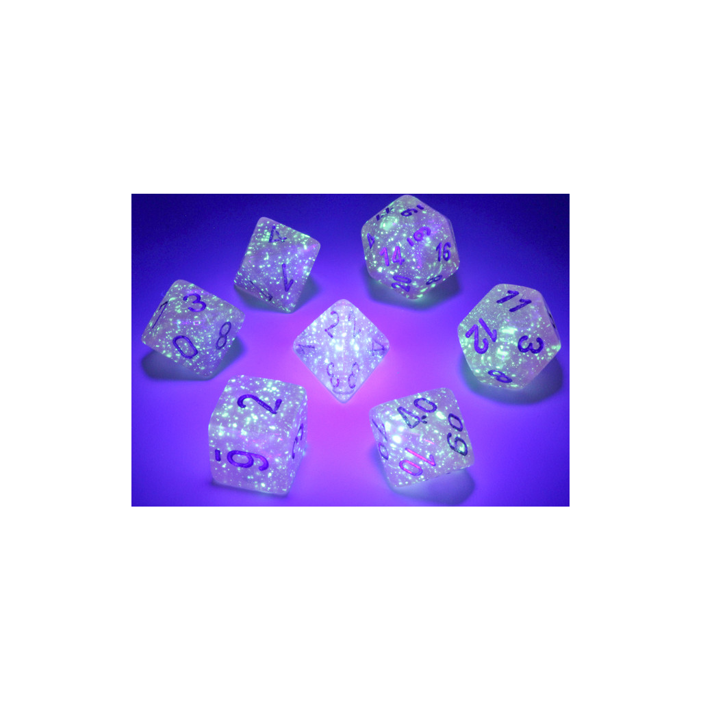 Set de 7 Dés JDR Chessex : Borealis