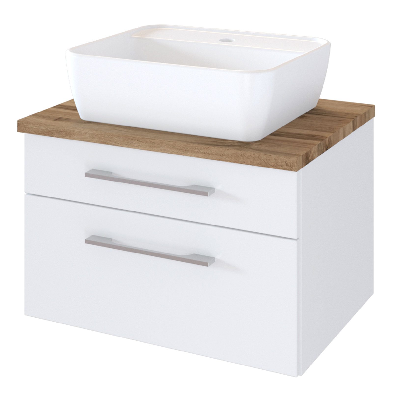 2-teiliges Badmöbel-SetDAVOS - weiß - 60 cm breit