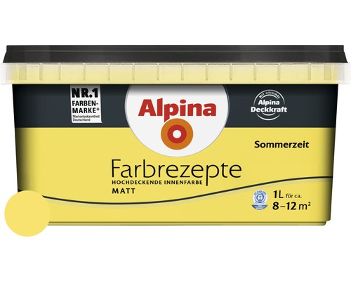 Alpina muurverf kleur recepten zomer 1 l