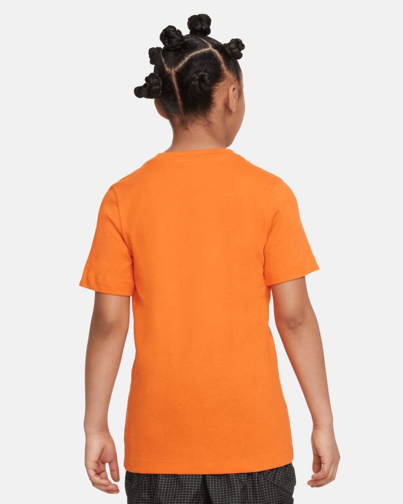 T-shirt Nike Sportswear Orange & Blanc pour enfant