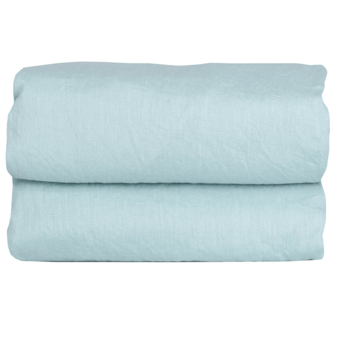 Febronie Home Drap housse 100% Lin Hortense aqua